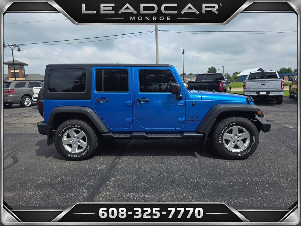 2016 Jeep Wrangler Unlimited Sport